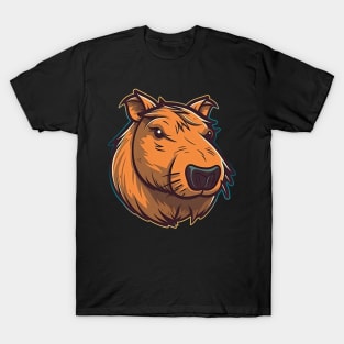 Orange cute capybara T-Shirt